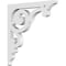 Ekena Millwork Hurley Architectural Grade PVC Bracket, 5/8"W X 8"D X 8"H BKTP01X08X08HU - alternate 1